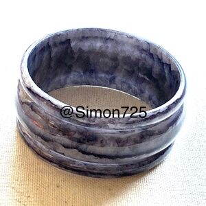 Vintage Bangle Bracelet Gray Fall Bangle